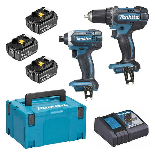 Set mit 2 Werkzeugen DLX2127TJ1 (DDF482 + DTD152) 18 V Lithium-Ionen